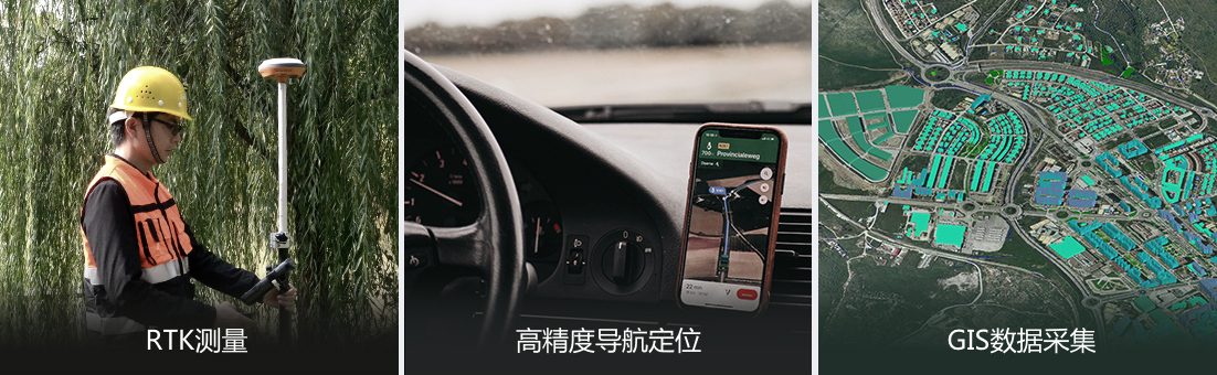 適用于RTK測量、高精度導(dǎo)航定位、GIS數(shù)據(jù)采集